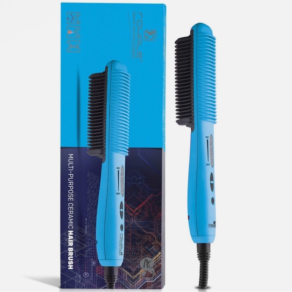 Rouge Blue Multi-Purpose Ceramic Hair Brush - Picture 1 of 4